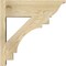 Ekena Millwork Merced Rough Sawn Traditional Outlooker, Douglas Fir, 8"W x 24"D x 24"H OUT08X24X24MRC01RDF - alternate 2
